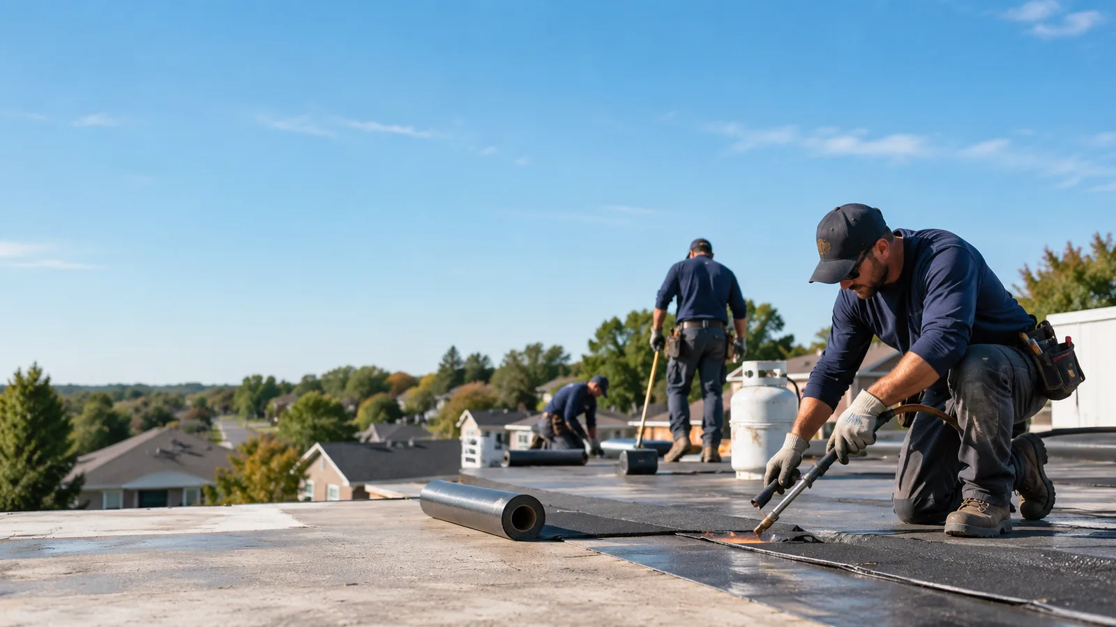 Flat Roof Leak Repair providers in Huntertown, IN